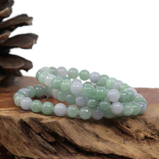 Natural Jade Emerald and Agate Beaded Bracelet with Adjustable Charm Water Drop Shell and Flower Pendant A Perfect Gift for Her