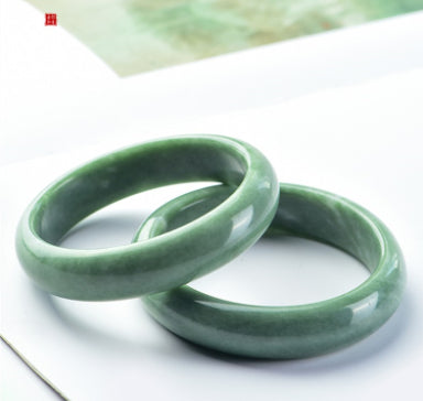 High Standard Huge Saving Natural A-grade Guizhou Jade Bracelet Bangle with Certificate - Perfect Gift for Girlfriend, Wife, and Mother