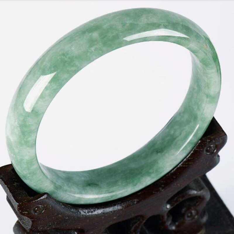 Authentic Grade A Natural Jade Bracelet Bangle - Healing Jewelry with Genuine Jade Stones - Perfect Gifts for Her or Him