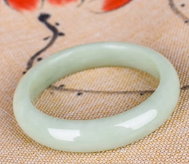 High Standard Huge Saving Natural Green Jade Bangle Bracelet for Women, with Ice Jade and Certificate, Perfect Gift for Mom and Girlfriend